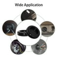 thumbnail image 7 of Flyshop Black Double-sided Synthetic Rubber Grommets Wire Protection, 4-Pack Round Rubber Hole Plugs, 66 mm 2-19/32" Drill Hole, 60 mm 2-3/8" ID, 7 of 7