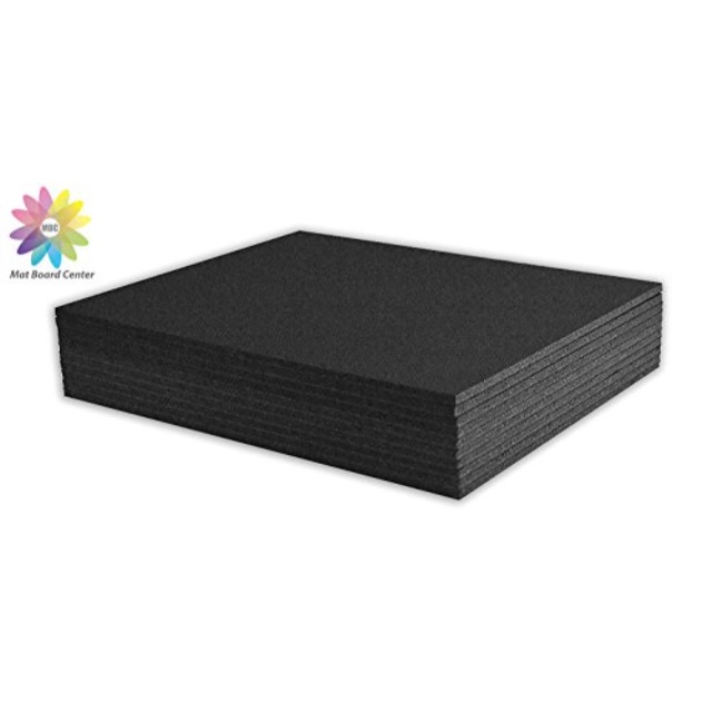 mat board center, pack of 10 foam boards (acidfree), 11x14 inch, 3/16