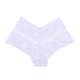 thumbnail image 1 of Braguitas sexy de encaje para mujer: braguitas elásticas de cintura media con encaje en contraste, nailon/spandex, lavado a mano, disponibles en tallas S-XL., 1 of 3