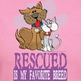thumbnail image 3 of CafePress - Rescued Is My Favorite Breed T Shirt - Women's Traditional Fit Dark T-Shirt, 3 of 4