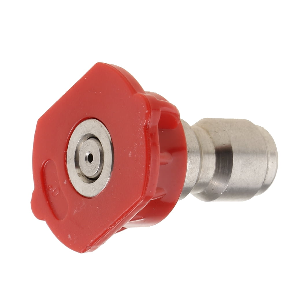 Power Washing Tool Presure Washer Tips Spray Nozzle Part Red 0 Degree 