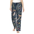 thumbnail image 1 of Fotbe Retro Forest Animals Pantalones de Pijama para Mujer, Pantalones de Dormir, Pantalones Pj con Cordón y Bolsillos-X-Large, 1 of 6