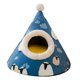 thumbnail image 4 of Gato de peluche, casa de invierno, cama acogedora para dormir para mascotas, perrera para gatos, cama para mascotas, tienda de campaña para perros, Cordero Sunnimix Casa de cama de felpa, 4 of 8