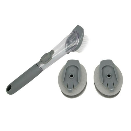 

Toyfunny 2-IN-1Dishwashing Brush Long Handle Wash Pot Brush Washing Dish Cleaning Brush