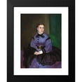 thumbnail image 2 of Pierre-Auguste Renoir 19x24 Black Modern Framed Museum Art Print Titled - Mademoiselle Sicot (1865), 2 of 5