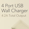 thumbnail image 3 of Insignia 4-Port USB Wall Charger - White, 3 of 3