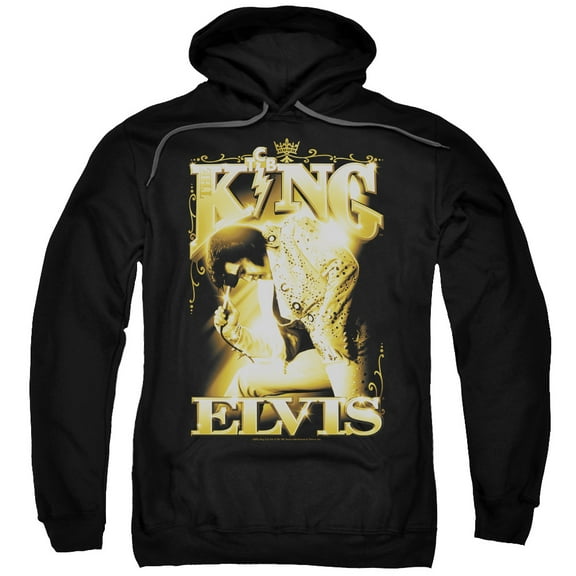 Elvis Presley - The King - Pull-Over Hoodie - Large