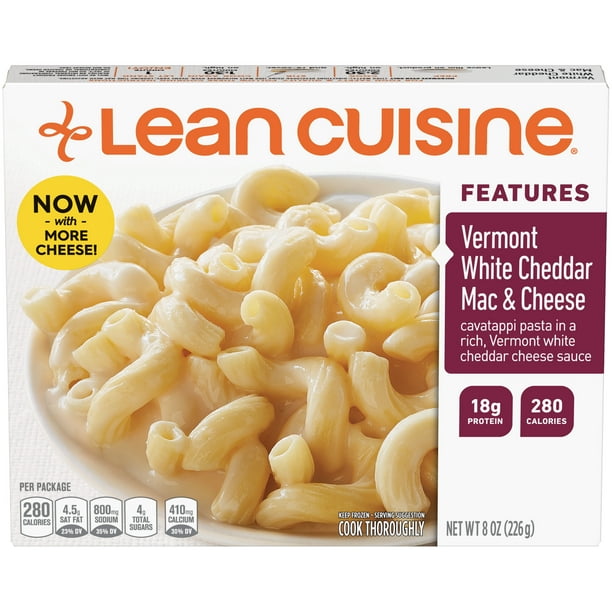 LEAN CUISINE FEATURES Vermont White Cheddar Mac & Cheese, Frozen Meal