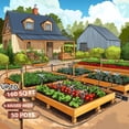 thumbnail image 5 of Drip Irrigation System Kit With Timer, 233 Ft Half-Inch And Quarter-Inch Tubing, Lock Fittings, 360 Degree Fan Sprayers, Automatic Garden Watering, 5 of 9