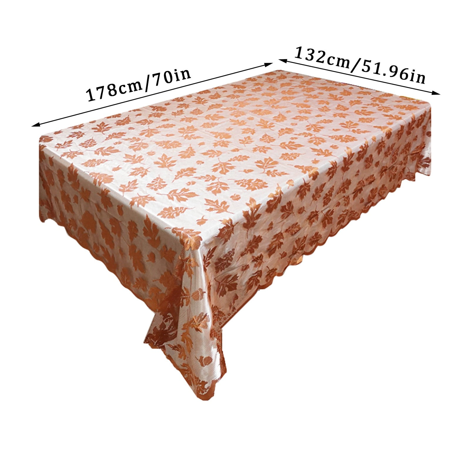 Labakihah Table Cloth Thanksgiving Lace Tablecloth Leaves Flower Maple Pumpkin Fall Tablecloth Interior Seasonal Decoration Walmart Com