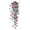 #001, variant on CuiLiyq 6.56 Ft Patriotic 4th of July Tinsel Garland, Red White Blue Hanging Garland, Independence Day Fireplace Mantel Wreath Decor for Staircase Railing Indoor Outdoor Ornaments