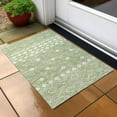 thumbnail image 6 of Addison Rugs Chantille Indoor/Outdoor Transitional Diamonds Aloe Washable Rectangle Rug, 1'8" x 2'6", 6 of 6