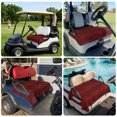 thumbnail image 6 of Golf Cart Seat Covers for 2 Seater,Animal Leather Pattern Microfiber Cart Seat Towel Blanket,Vintage Minimalist Animal Print Red Absorbent NonSlip Bench Seats Protector for Golf Course 51"x31", 6 of 9