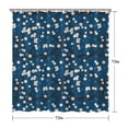 thumbnail image 5 of Pioneer Flower Floral Print Pattern Shower Curtain 72"x72" ,Bathroom Decorative Shower Curtains Set with 12 Hooks,Modern Waterproof Washable Shower Curtain, 5 of 6