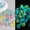 Multicolor1557, variant on Glowing Aquarium Decorative Stones With Scattered Luminous Particles, Colorful Night Lighting Pebbles For Fish Tank Landscaping Garden Path Decor Outdoor Glow Effect
