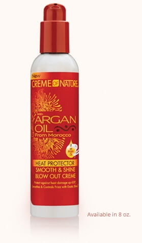 CREME OF NATURE ARGAN OIL HEAT PROTECTOR SMOOTH AND SHINE ...