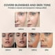 thumbnail image 5 of Hydrating Foundation Stick with SPF 50+ Lightweight Makeup Tool for Wrinkle Reduction Double-Ended Applicator Brush Included 3-in-1 Functionality, 5 of 5