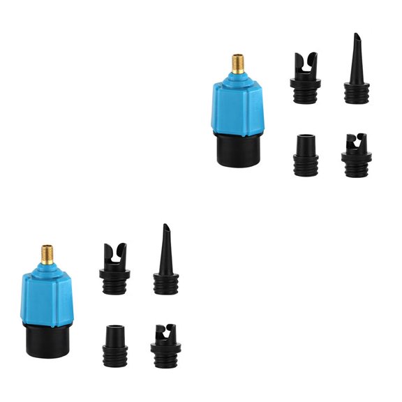 Yuarrent Pump Adapter Alloy Widely Applicable Air Valve Multifunctional Board Accessories Kayak Convertor Adapters Simple Installation Azul 2Conjunto