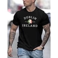 thumbnail image 1 of Men's Fashionable Round-Neck T-Shirt with Fun English Print - Casual, Breathable Polyester, Machine Washable - Perfect for Spring & Summer Tee For Adult, Men, Women, Teen, Teenager, Adolescent,Youth, 1 of 6