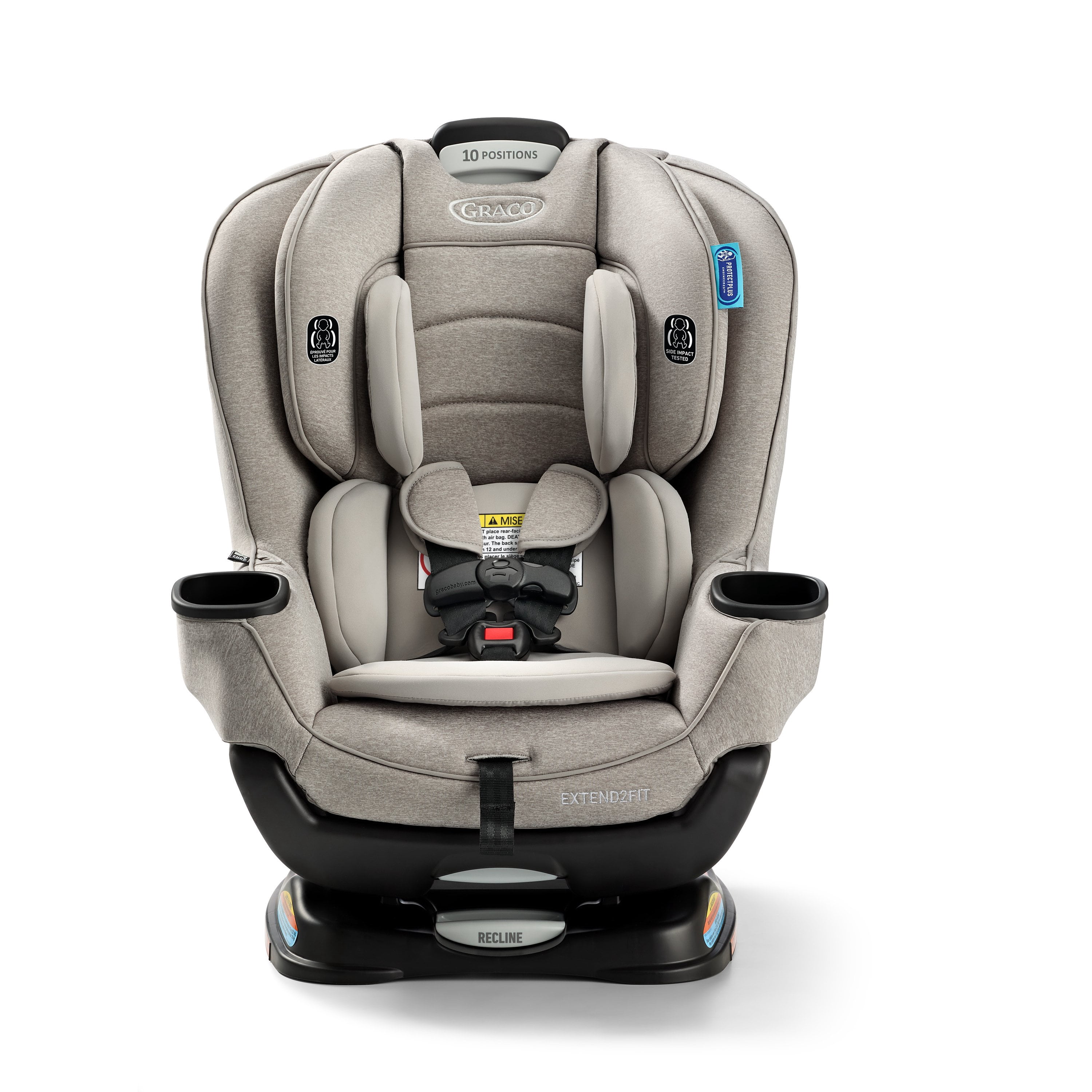 Graco Extend2Fit 2-in-1 Convertible Car Seat, 1.8-30 kg (4-65 lb