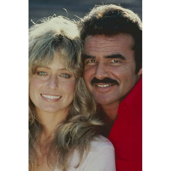 Burt Reynolds and Farrah Fawcett in The Cannonball Run smiling pose together 24x36 Poster