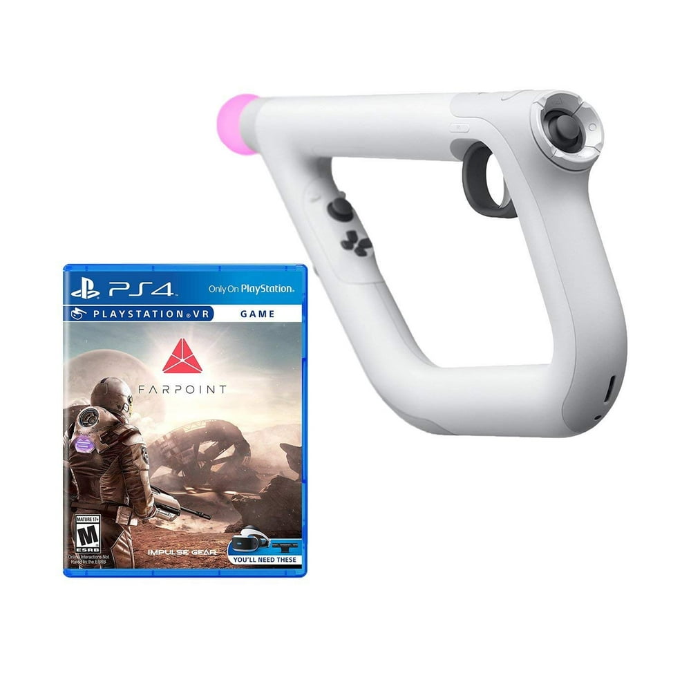 PlayStation 4 PSVR Farpoint and Aim Controller Bundle PlayStation VR