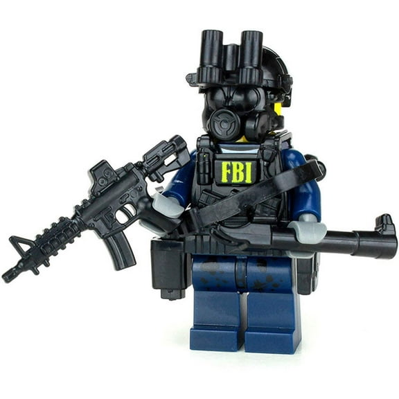 FBI/SWAT CIRG Critical Response Officer Interlocking Block Building Sets
