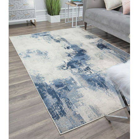 Rugs America Gallagher Gl45a Tonal Blue, Area Rugs Transitional