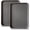 Grey, variant on PetLike 2 Pack Waterproof Rubber Boot Tray, 16.7"x12.8" Multi-Use Mat for Entryway Shoes, Pet Feeding, Indoor & OutdoorUse (Grey)