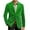 Green, variant on Fat Tuesday Suit Jacket for Men Corduroy Blazer Slim Fit Two Button Sport Coat Vintage Carnival Holiday Party Office Blazer