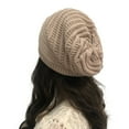 thumbnail image 4 of dgysar Slouchy Beanie for Women Men Winter Hats for Guys Cool Beanies Mens Lined Knit Warm Thick Skully Stocking Binie Hat Khaki, 4 of 4
