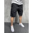 thumbnail image 1 of Pantalones cortos de trabajo de varios bolsillos para hombre, de moda, de verano, holgados, informales, para exteriores, 1 of 4