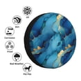 thumbnail image 5 of Multi-Size Car Tire Dust Cover Sunscreen, Corrosion, Dust And Water Keep Spare Tires Clean Blue And Gold Marble 17 Inch, 5 of 8