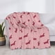 thumbnail image 3 of Fotbe Dachshund Dog Puppy Manta de Franela con Estampado, Manta Ultrasuave para Cama, Sofá, Auto, Hipoalergénica y Antibolitas-50"x40", 3 of 6