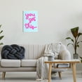 thumbnail image 2 of Stupell Industries You Got This Pink & Blue Phrase Inspirational Painting Unframed Art Print Wall Art, 2 of 6