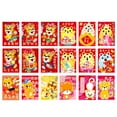 thumbnail image 1 of Coofit 2022 Enveloppe Rouge Chinoise de Poche Dessin Animé 18 Pcs Tigre Rouge Enveloppe Argent Porte-Bonheur, 1 of 10