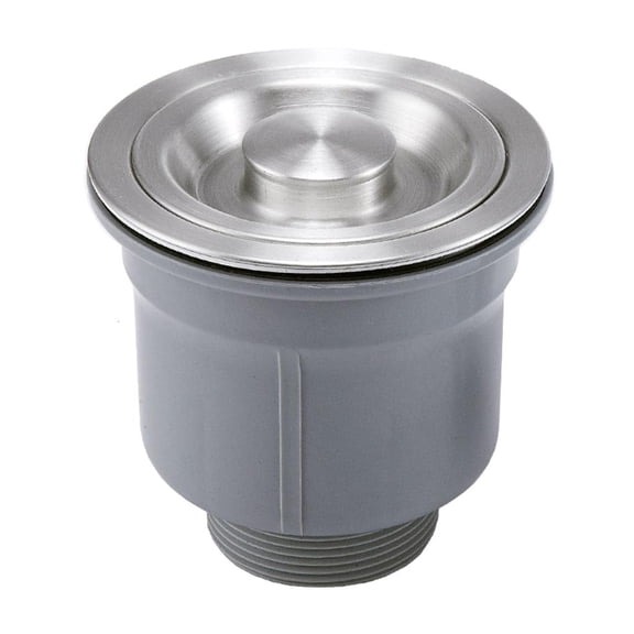 YIGSECU Kitchen Sink Drain Assembly 2PCS Includes Removable Strainer Basket and Stoppers for Kitchen Supplies Daily Use Sinks