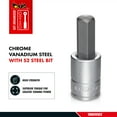 thumbnail image 2 of Teng Tools 1/2 Inch Drive Metric Hex Chrome Vanadium Sockets, 2 of 7