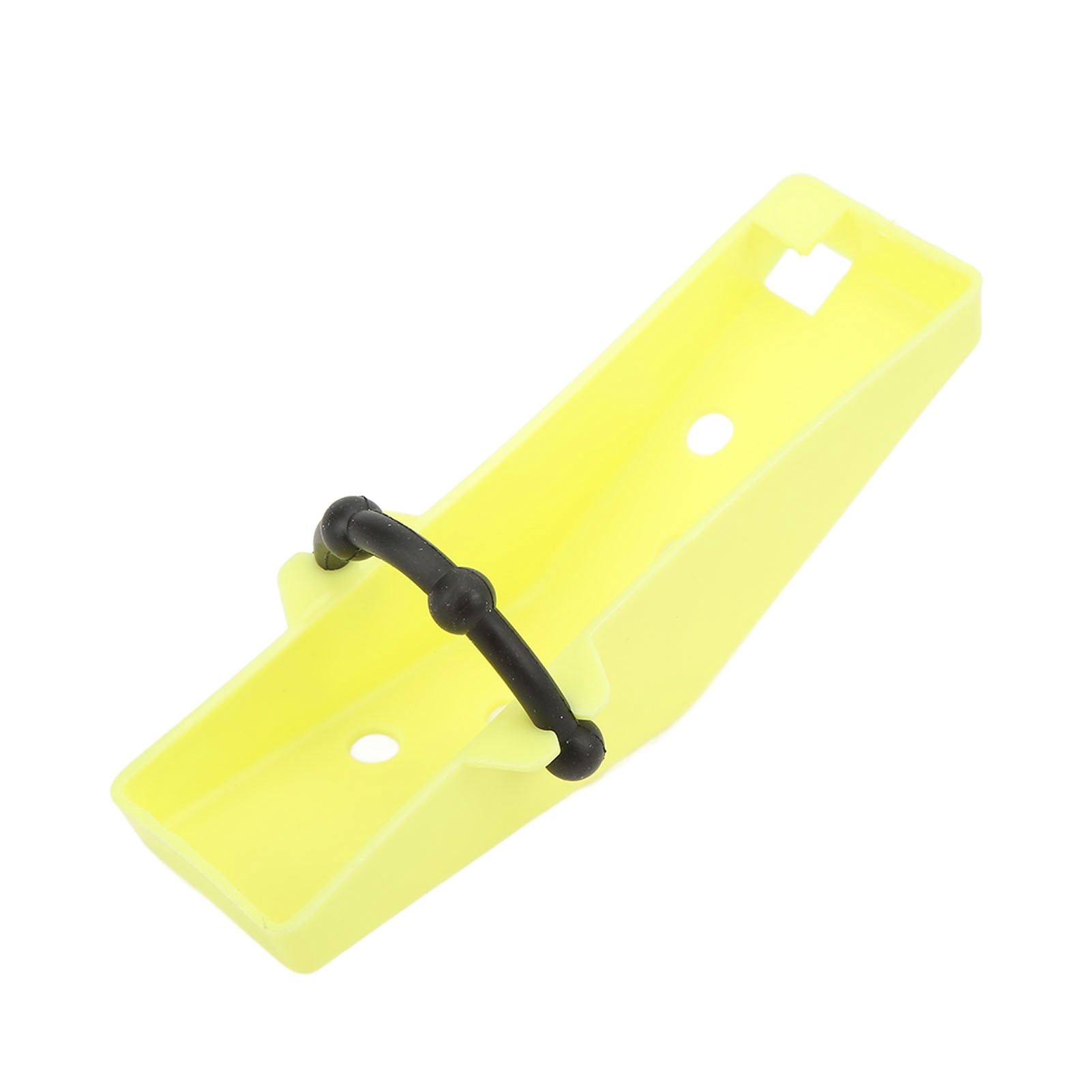 Ice Auger Blade Guard - ABS Protective Cover With Strap For Winter Ice Fishing Drill Power Head (Yellow)