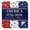 Red, White, Blue, variant on America 250 Flag Cloth Napkins, Red Blue White Star Independence Day Washable and Reusable Dinner Napkins Set of 2, Table Napkin for Kitchen Party Birthday Wedding Hotel Housewarming 20"x20"