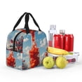 thumbnail image 6 of Lsque Tomato Field Bottle Pattern Lunch Bag Women/Men Insulated Lunch Box,Small Leakproof Cooler Food Lunch Containers Reusable High Capacity Lunch Tote Bags, 6 of 6