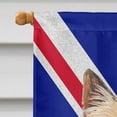 thumbnail image 3 of Carolines Treasures LH9472CHF Cairn Terrier with English Union Jack British Flag House Flag House Size multicolor, 3 of 4