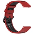 thumbnail image 5 of 22mm Smart Sports Watch Two-Color Silicone Replacement Strap, Breathable, Lightweight, Sweat & Water Resistant, Versatile for Various Occasions, 5 of 5