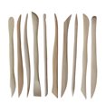 thumbnail image 3 of Mini herramientas de modelado de madera de doble extremo de 10 piezas, herramientas de escultura de arcilla para modelar y esculpir seitruly TO0670-00B, 3 of 6