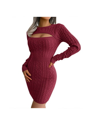 Fall Dresses Long Petite Dresses Size 12 Bodycon Dresses Mini Dress Sexy V  Neck Hollow Out Bag Hip Pleated Long Sleeve Casual Party Club Dress Trend  Dresses for Women Dresses for Women