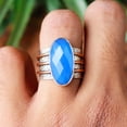 thumbnail image 5 of SS DESIGNS- Adjustable Silver Ring 925 Sterling Silver Band with Multi-Line Open Design, Lightweight Stackable Finger Ring for Women, 5 of 5