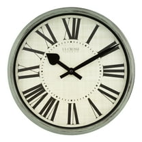 La Crosse Clock 14 inch Sage Grove Quartz Analog Wall Clock, 404-3036G