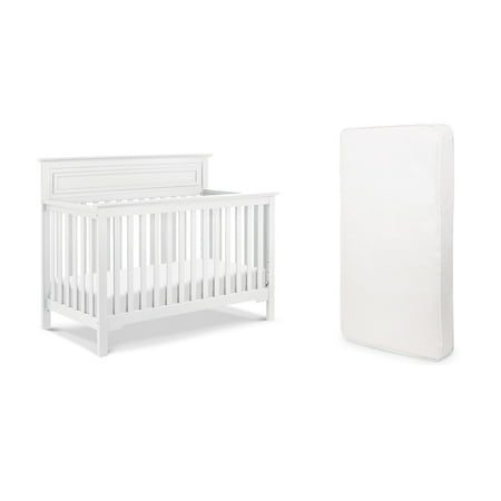 DaVinci Autumn 4 in 1 Convertible Crib in White and Hypoallergenic Universal Fit
