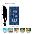 thumbnail image 5 of HBBKVI Independence Day Beach Towel 30" × 60", Quick Dry Bath Towels for Bath Beach Travel, Lightweight Super Absorbent Sand Proof Towels, 5 of 6