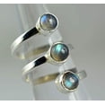 thumbnail image 4 of Navya Craft Labradorite Triple Round 925 Sterling Silver Handmade Women Statement Ring Size 10.5, 4 of 4